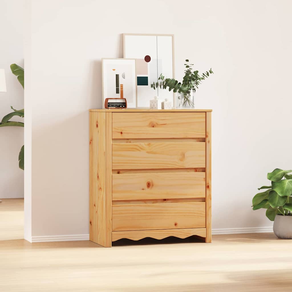 Cajonera Drammen 76,5 x 40 x 91 cm Madera maciza de Pino