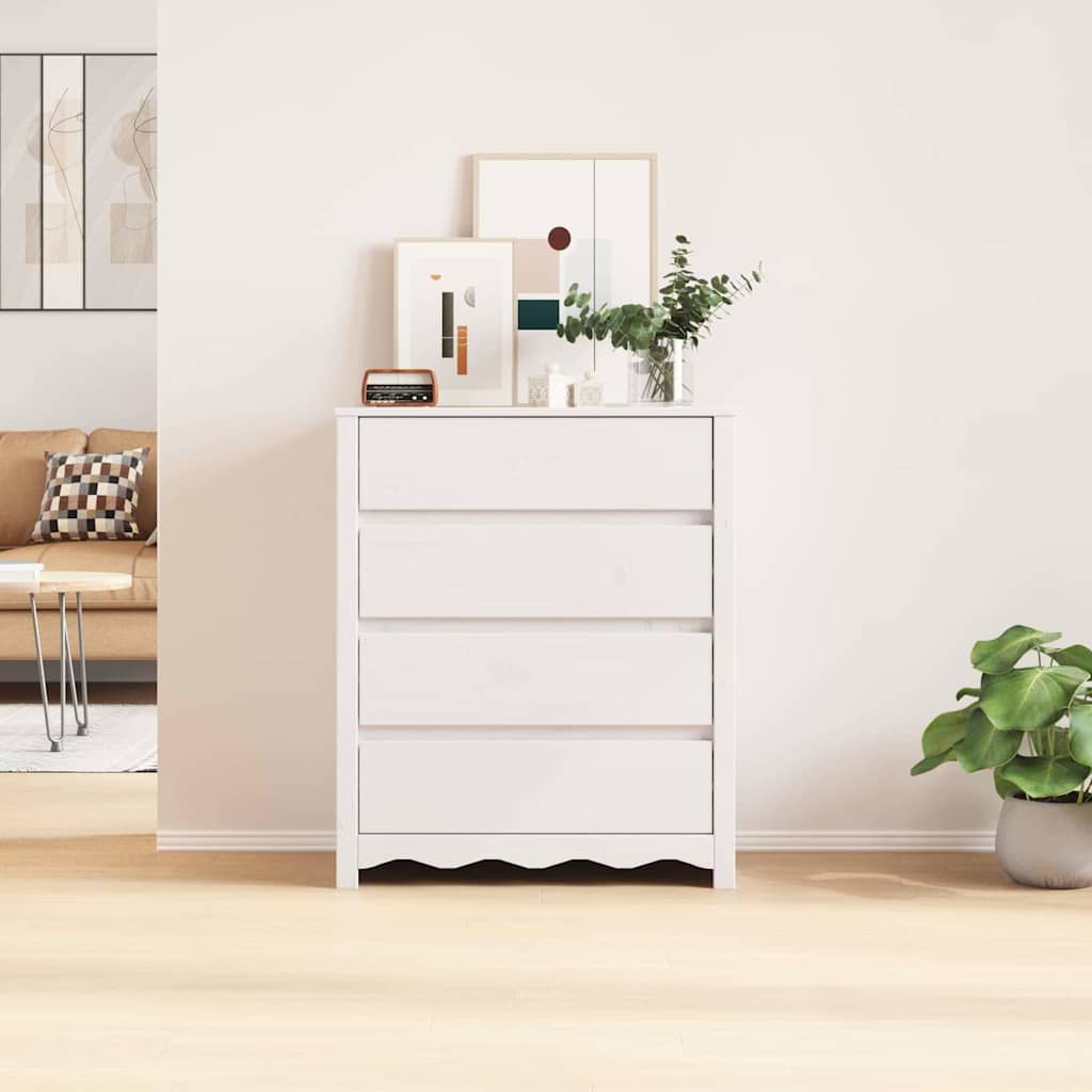 Cajonera Drammen 76,5 x 40 x 91 cm Madera maciza de Pino