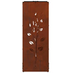 Leñero 40x30x80 cm acero corten