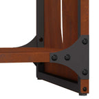 Leñero 40x30x80 cm acero corten