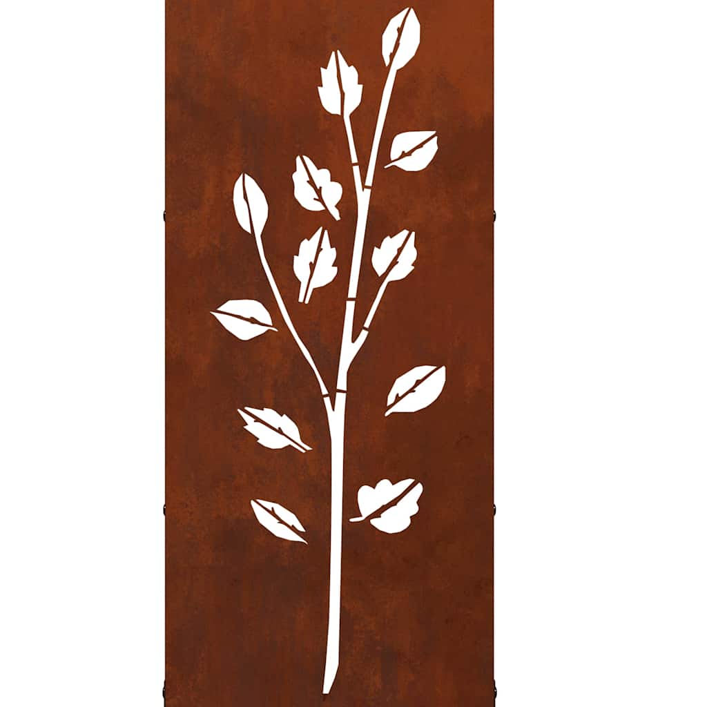 Leñero 40x30x80 cm acero corten