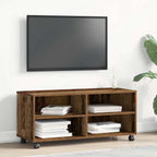 Gabinete de TV Marrón 90 x 35 x 40.5 cm Madera contrachapada