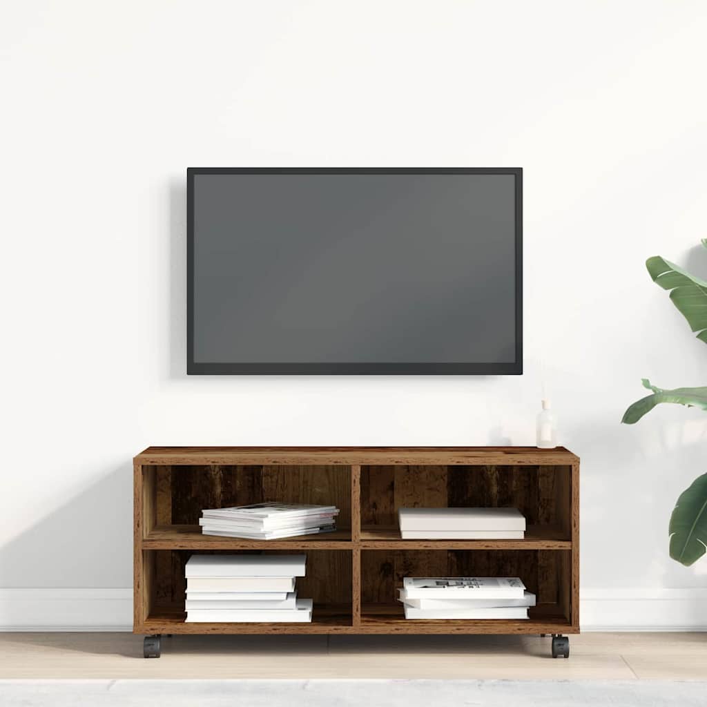 Gabinete de TV Marrón 90 x 35 x 40.5 cm Madera contrachapada