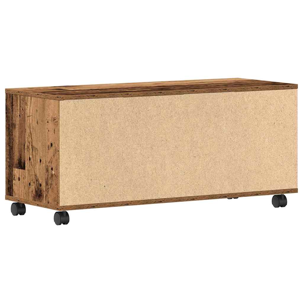 Gabinete de TV Marrón 90 x 35 x 40.5 cm Madera contrachapada