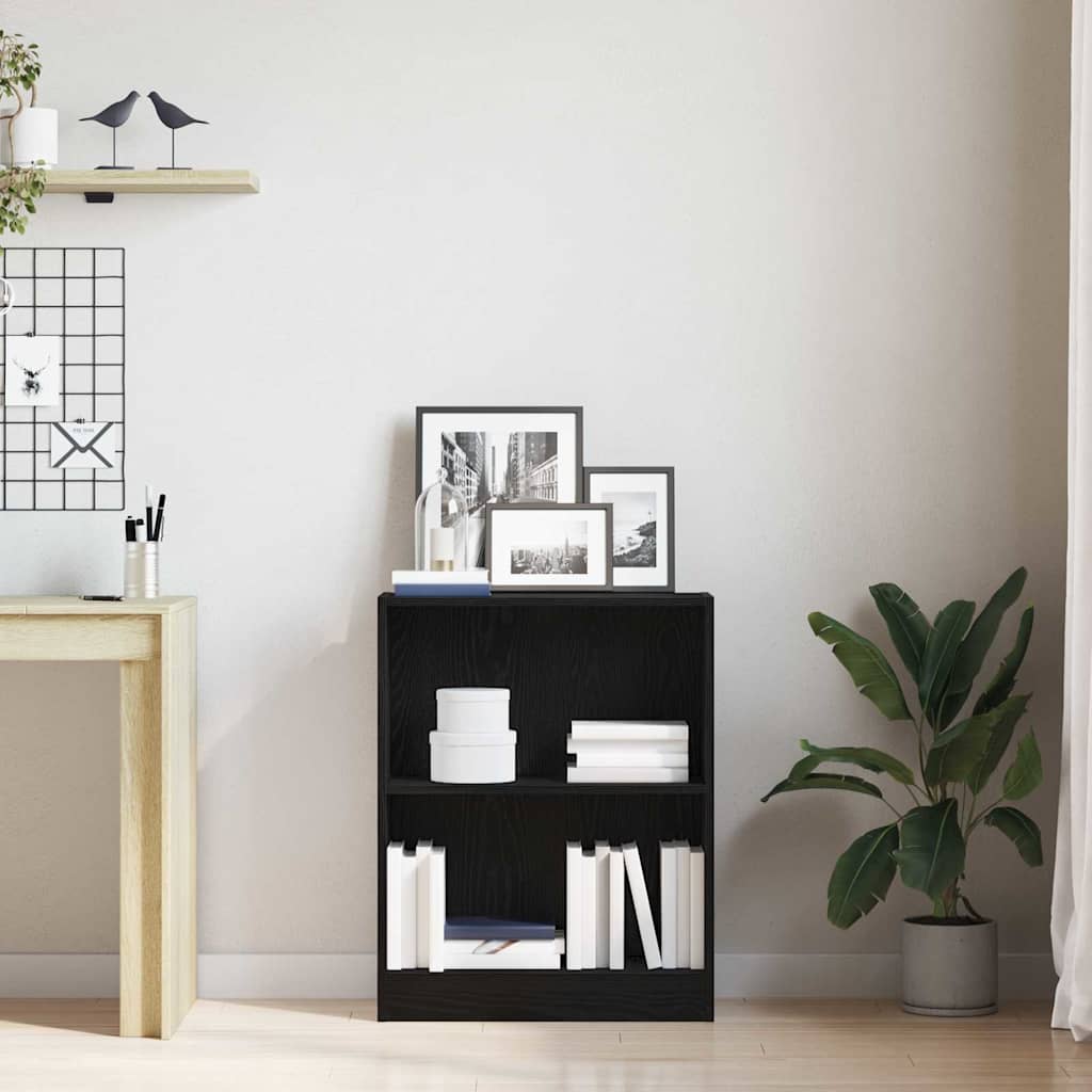 Librería Roble Negro 60 x 24 x 76 cm Madera de ingeniería