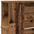 Cabecero con armario Madera vieja 220 x 18,5 x 102,5 cm