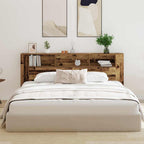 Cabecero con armario Madera vieja 220 x 18,5 x 102,5 cm