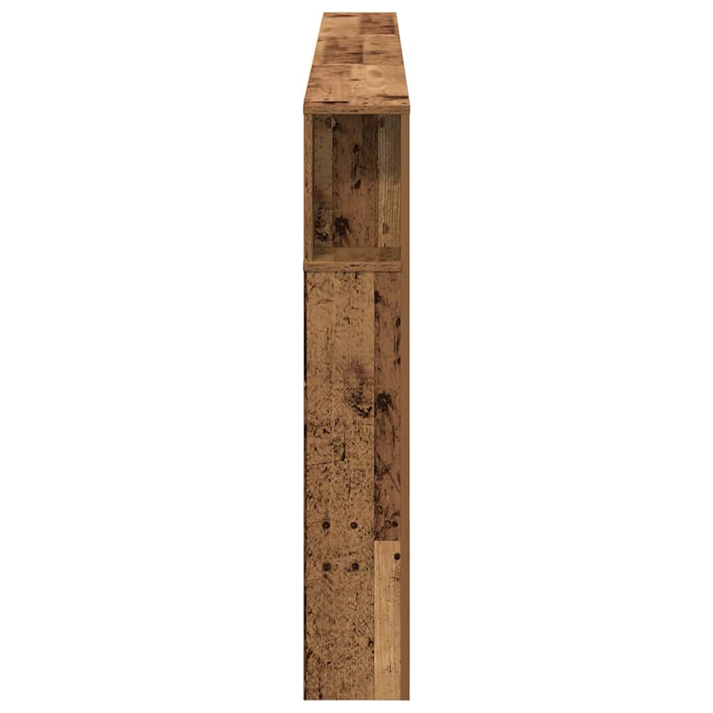 Cabecero con armario Madera vieja 220 x 18,5 x 102,5 cm