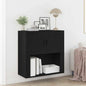 Armario de Pared con estante Madera envejecida 80 x 33 x 80 cm