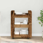 Carro de Cocina Madera de roble 60 x 45 x 80 cm