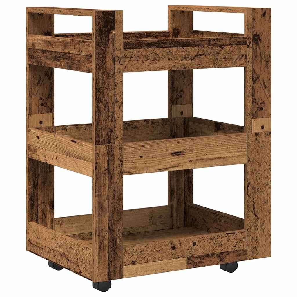 Carro de Cocina Madera de roble 60 x 45 x 80 cm