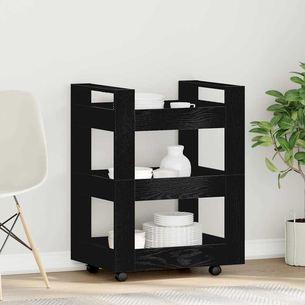 Carro de Cocina Madera de roble 60 x 45 x 80 cm
