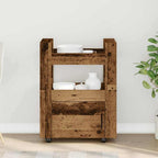 Carro de Cocina Madera vieja 60 x 45 x 80 cm
