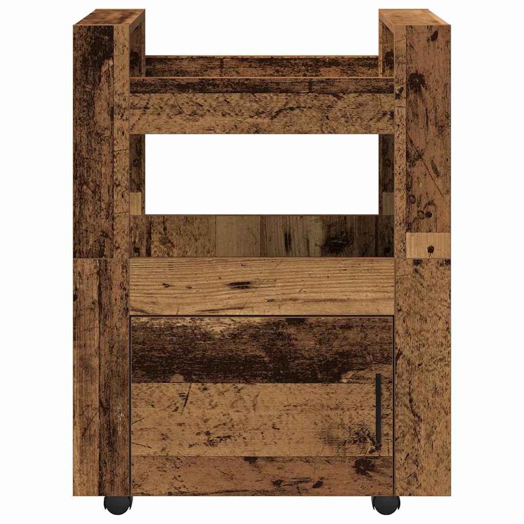 Carro de Cocina Madera vieja 60 x 45 x 80 cm
