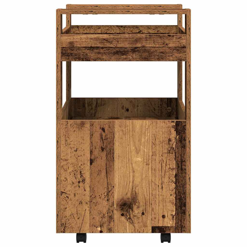 Carro de Cocina Madera vieja 60 x 45 x 80 cm