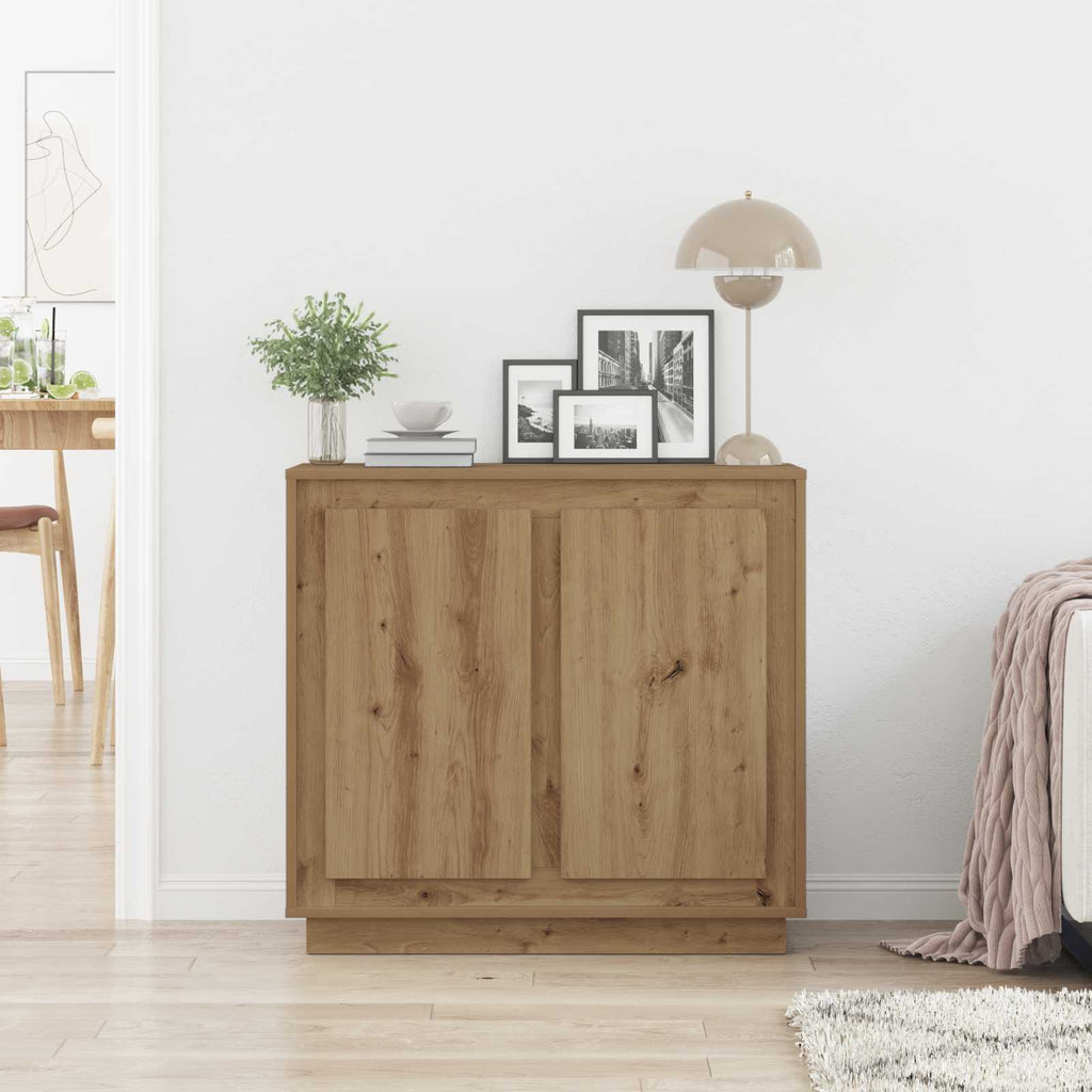 Aparador Roble artesanal 80 x 40 x 75 cm Madera de ingeniería
