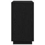 Aparador Roble Negro 80 x 40 x 75 cm Madera de ingeniería