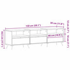 Gabinete de TV Roble artisan 150 x 30 x 44,5 cm
