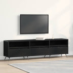 Gabinete de TV Roble negro 150 x 30 x 44,5 cm