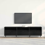 Gabinete de TV Roble negro 150 x 30 x 44,5 cm