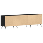 Gabinete de TV Roble negro 150 x 30 x 44,5 cm