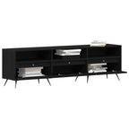 Gabinete de TV Roble negro 150 x 30 x 44,5 cm