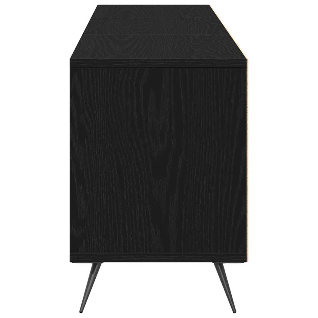 Gabinete de TV Roble negro 150 x 30 x 44,5 cm