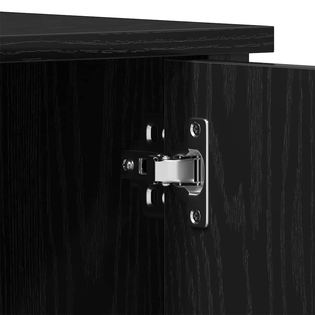 Gabinete de TV Roble negro 100 x 40 x 50 cm