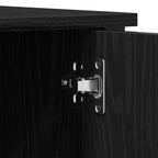 Gabinete de TV Roble negro 100 x 40 x 50 cm
