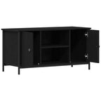 Gabinete de TV Roble negro 100 x 40 x 50 cm