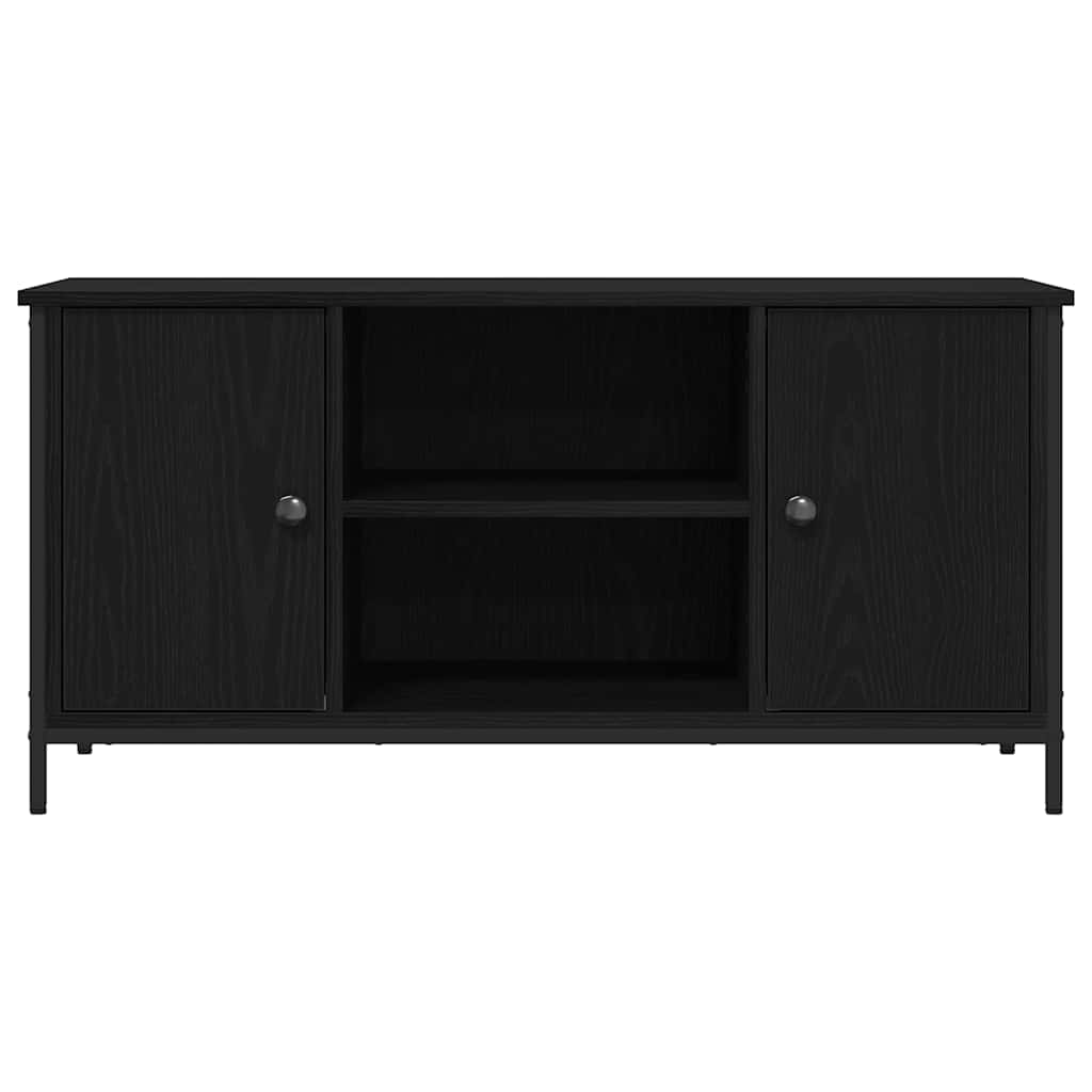 Gabinete de TV Roble negro 100 x 40 x 50 cm