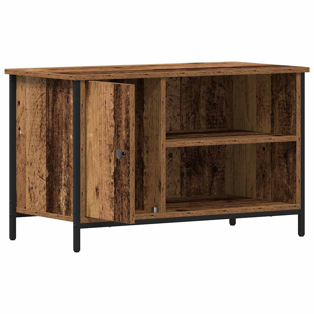 Mueble de TV Madera envejecida 80 x 40 x 50 cm