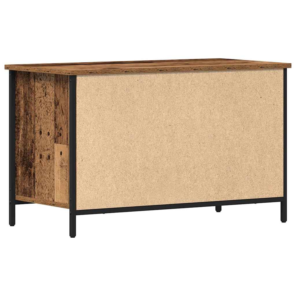 Mueble de TV Madera envejecida 80 x 40 x 50 cm