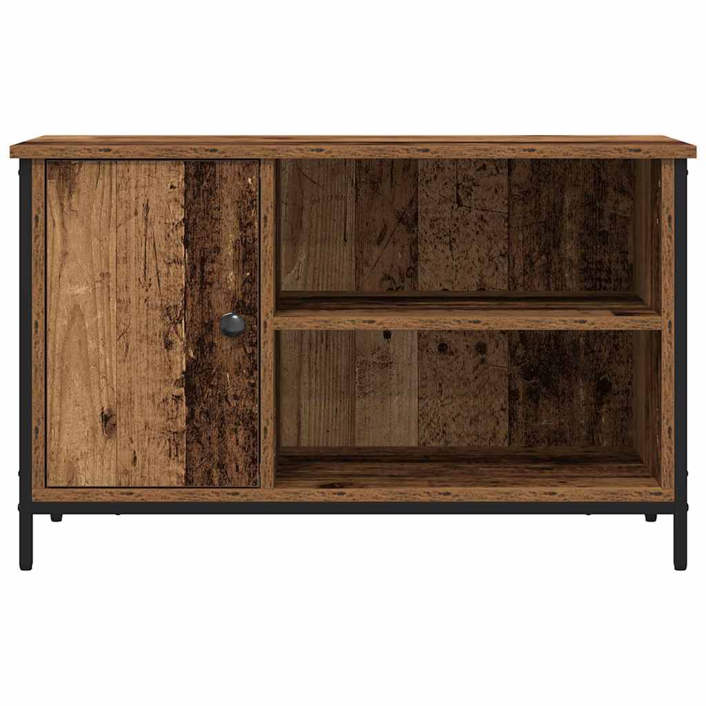 Mueble de TV Madera envejecida 80 x 40 x 50 cm