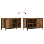 Mueble de TV Madera envejecida 80 x 40 x 50 cm