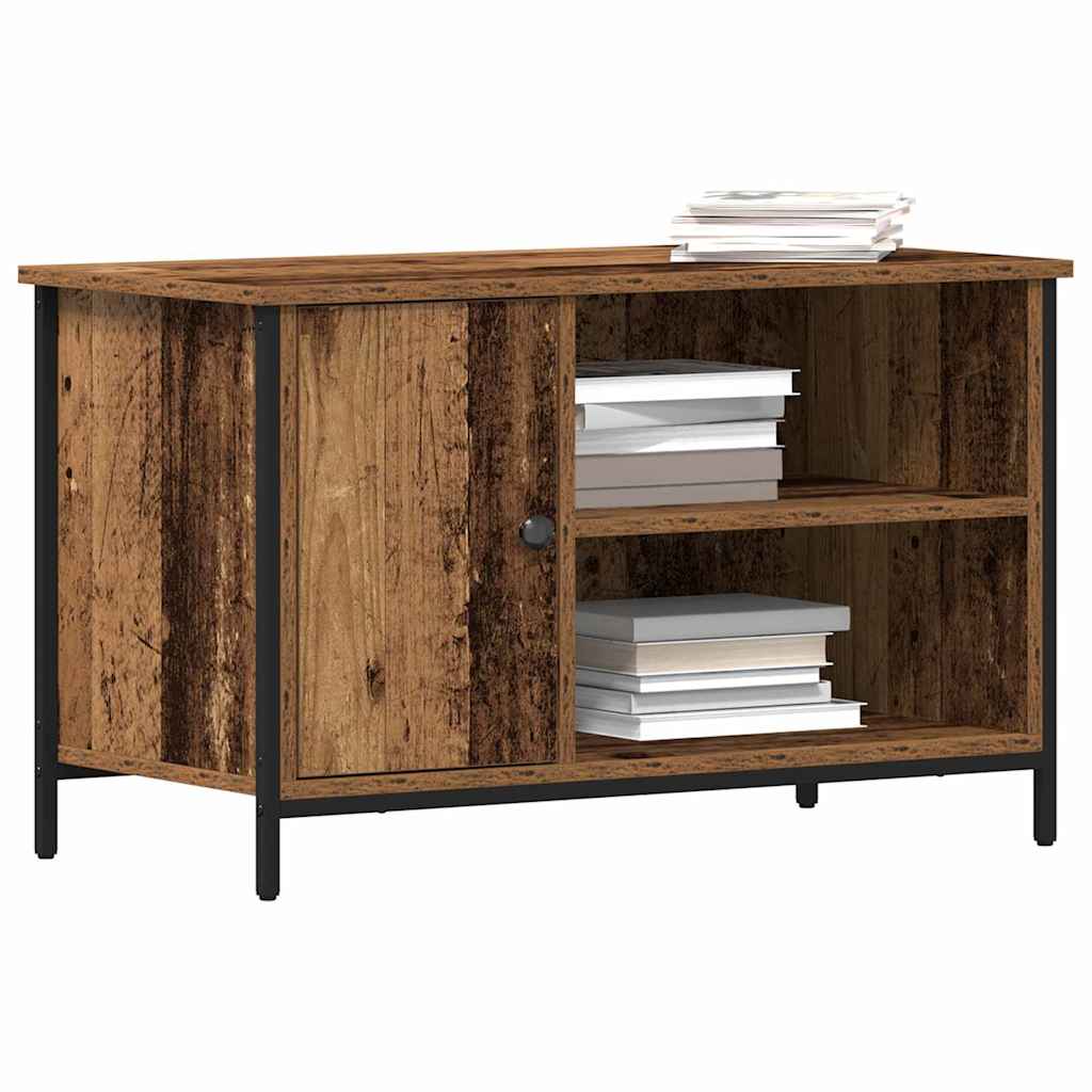 Mueble de TV Madera envejecida 80 x 40 x 50 cm