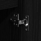 Aparador Roble Negro 101,5 x 35 x 70 cm Madera de ingeniería