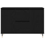 Aparador Roble Negro 101,5 x 35 x 70 cm Madera de ingeniería
