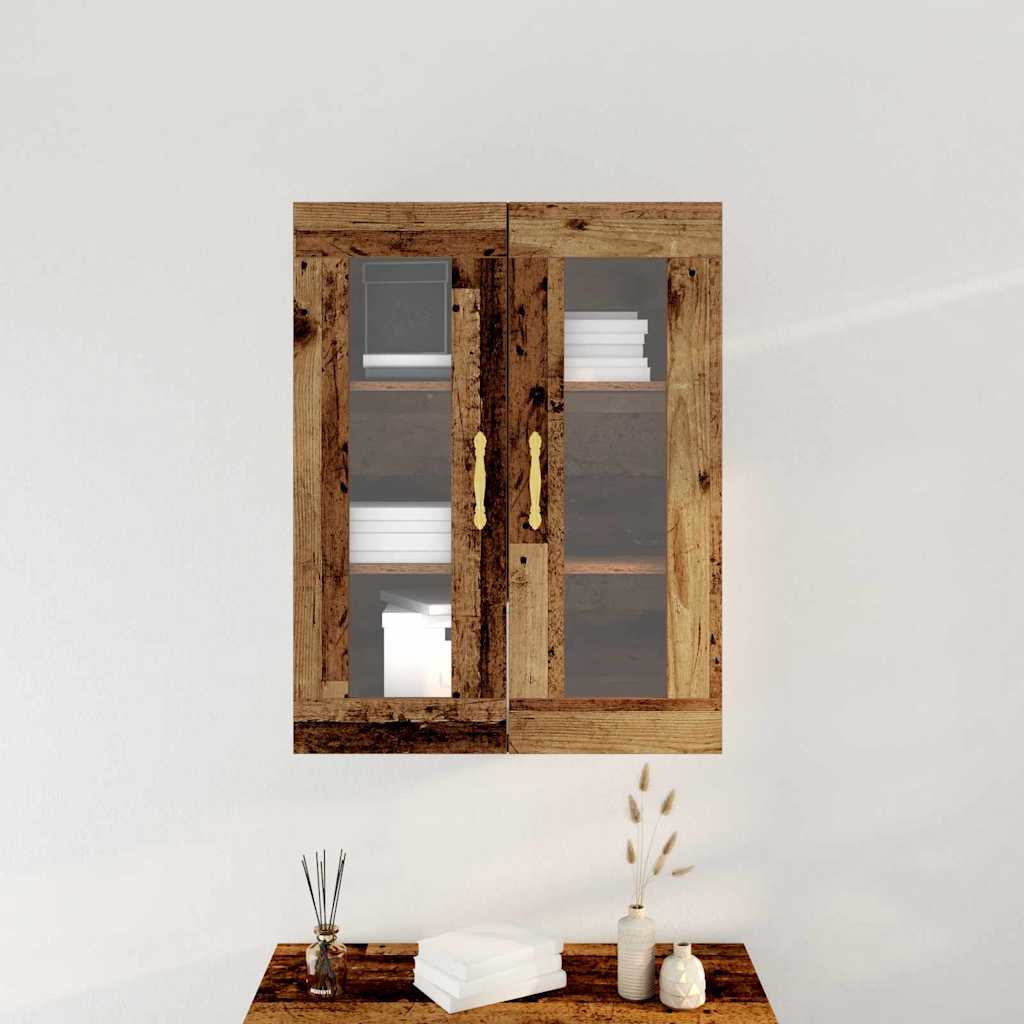 Armario de Pared Madera envejecida 69,5 x 34 x 90 cm