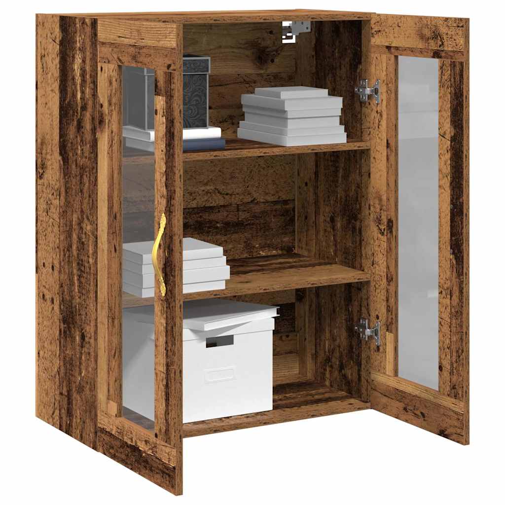 Armario de Pared Madera envejecida 69,5 x 34 x 90 cm