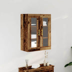 Armario de Pared Madera envejecida 69,5 x 34 x 90 cm