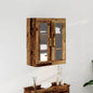 Distressed Wood Wall Cabinet 69.5 x 34 x 90 cm