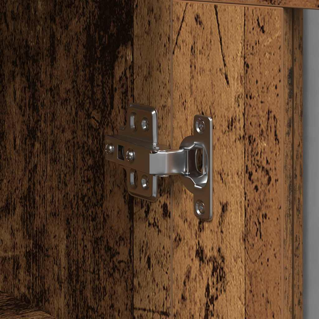 Armario de Pared Madera envejecida 69,5 x 34 x 90 cm