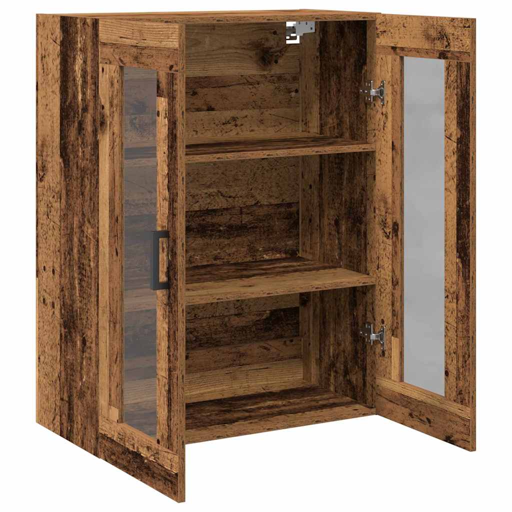 Armario de Pared Madera envejecida 69,5 x 34 x 90 cm