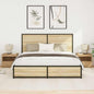 Armario de Noche 2 pcs Roble artesanal 50 x 40 x 45 cm