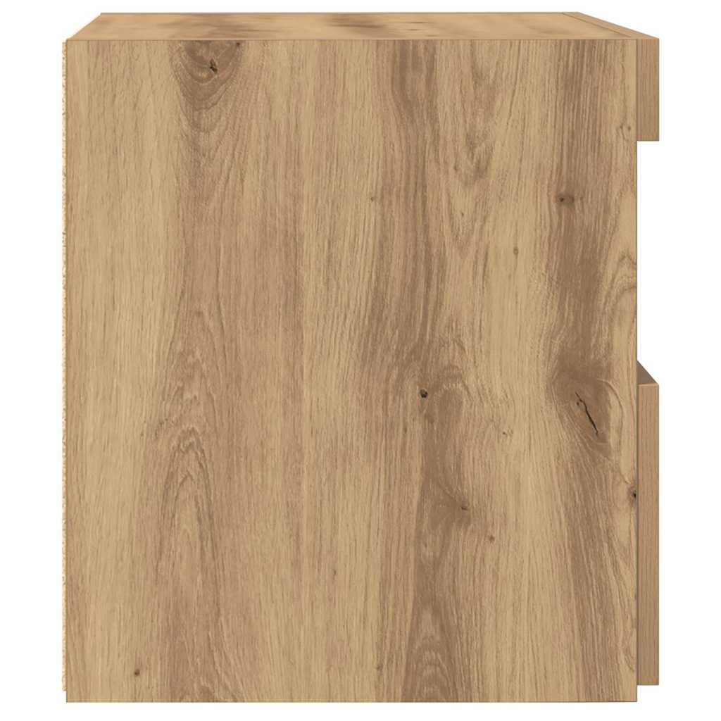 Armario de Noche 2 pcs Roble artesanal 50 x 40 x 45 cm