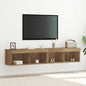 Conjunto de mueble de TV 2 pcs Madera vieja 100 x 30 x 30 cm