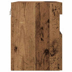 Mueble de TV Montado en la Pared 2 pcs Madera envejecida