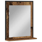 Espejo con estante con espejo Madera vieja 50 x 12 x 60 cm