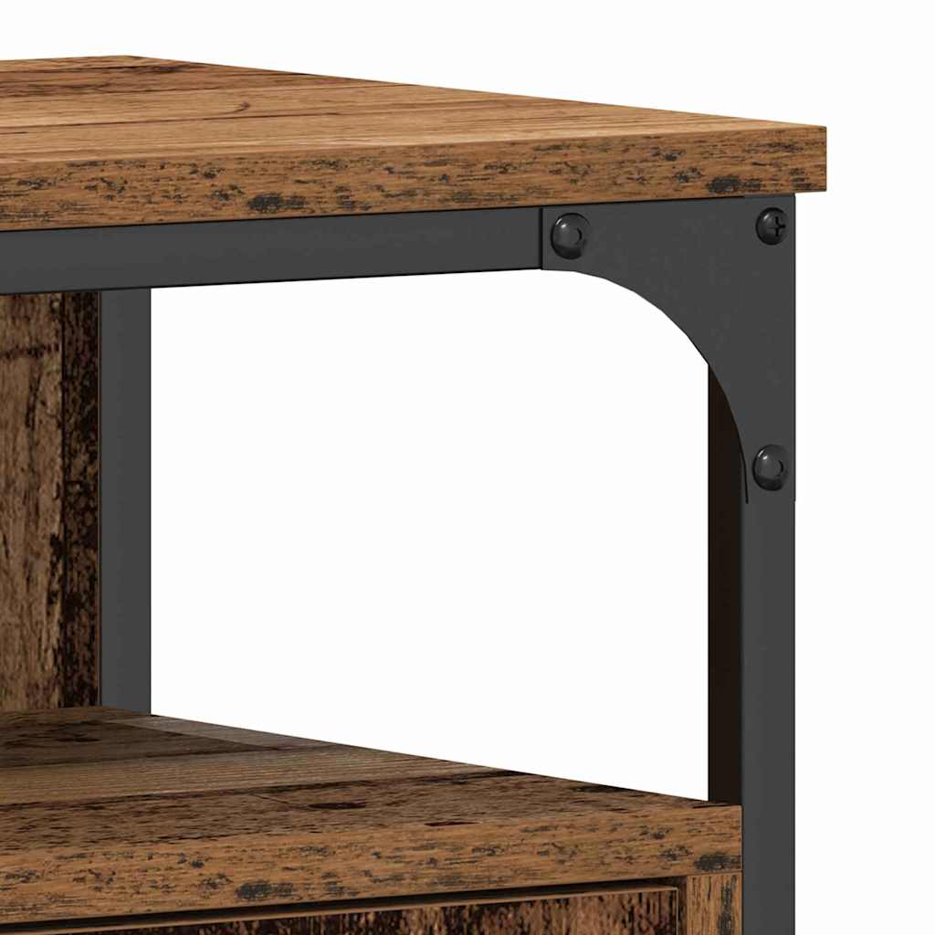 Gabinete de Lavabo para Baño Madera vieja 80 x 30 x 60 cm